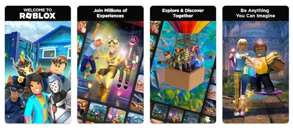 Roblox app screenshots from Google Play