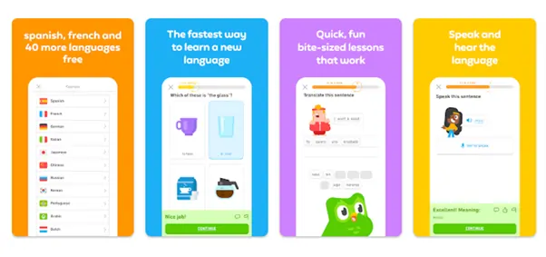 DuoLingo app on Google Play