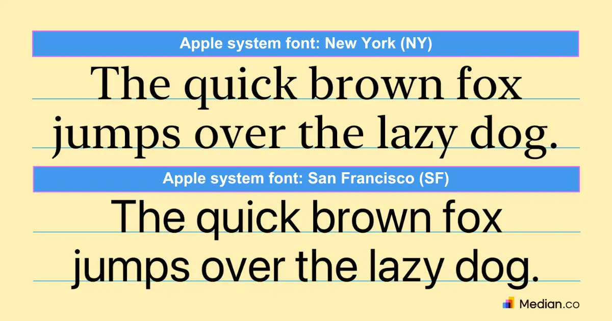 Using Apple’s system fonts for iOS and iPadOS apps