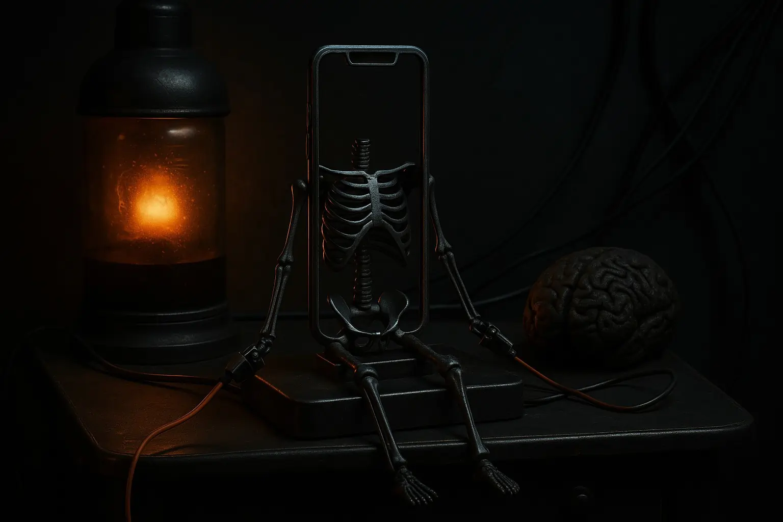 A diagram showing the skeleton: our app framework and architecture.