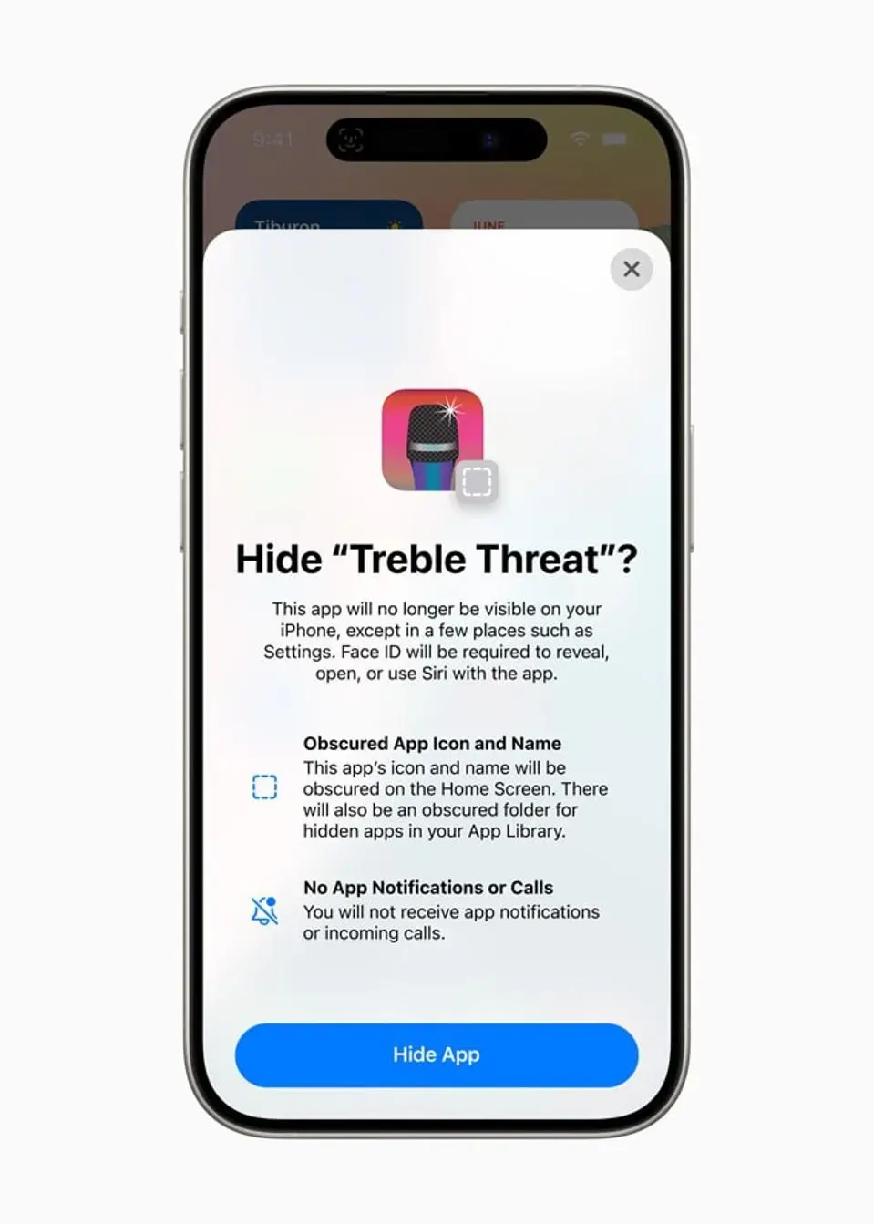 Hiding and locking apps - iOS 18 update