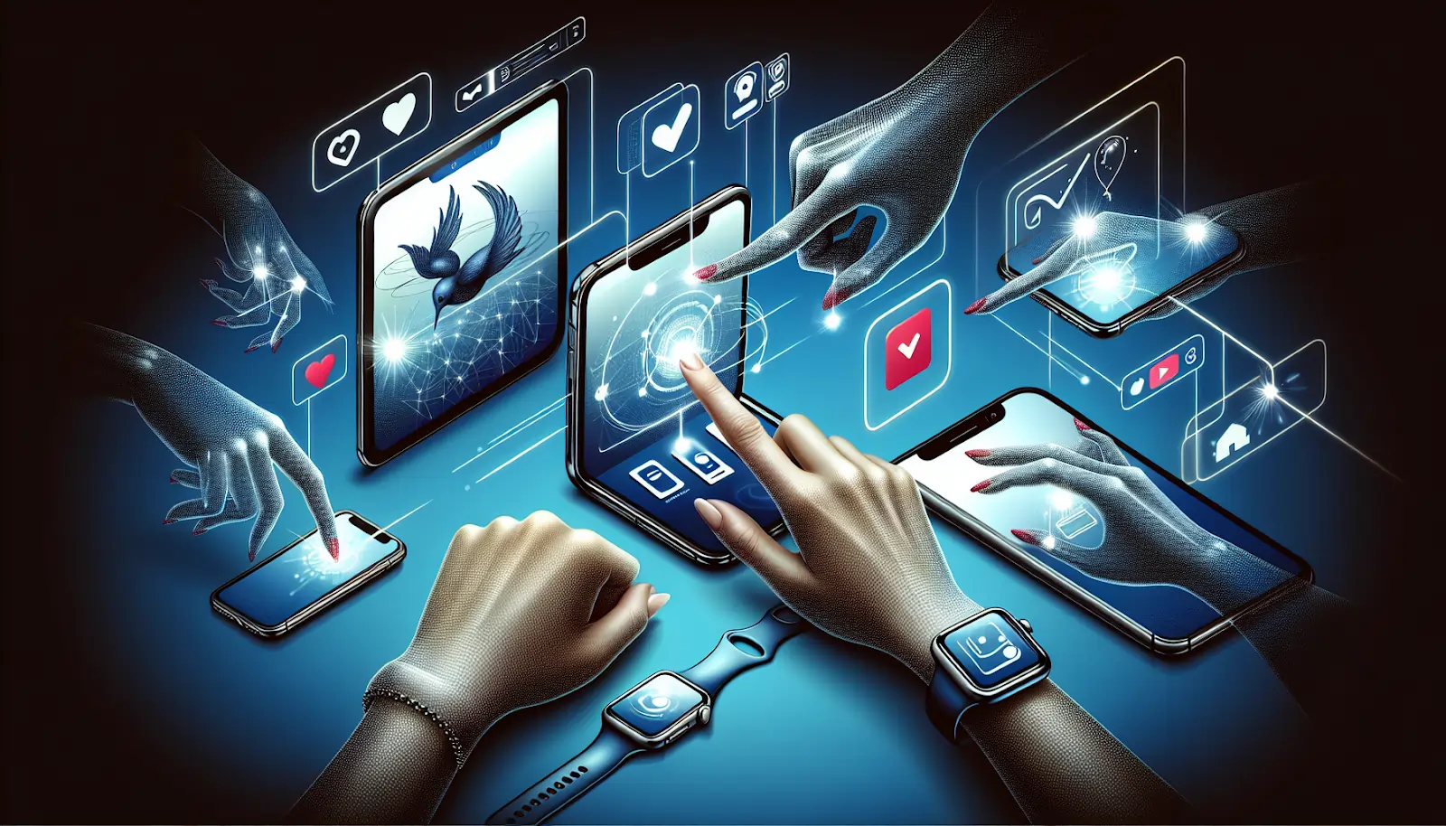 Illustration of usability testing for iOS apps