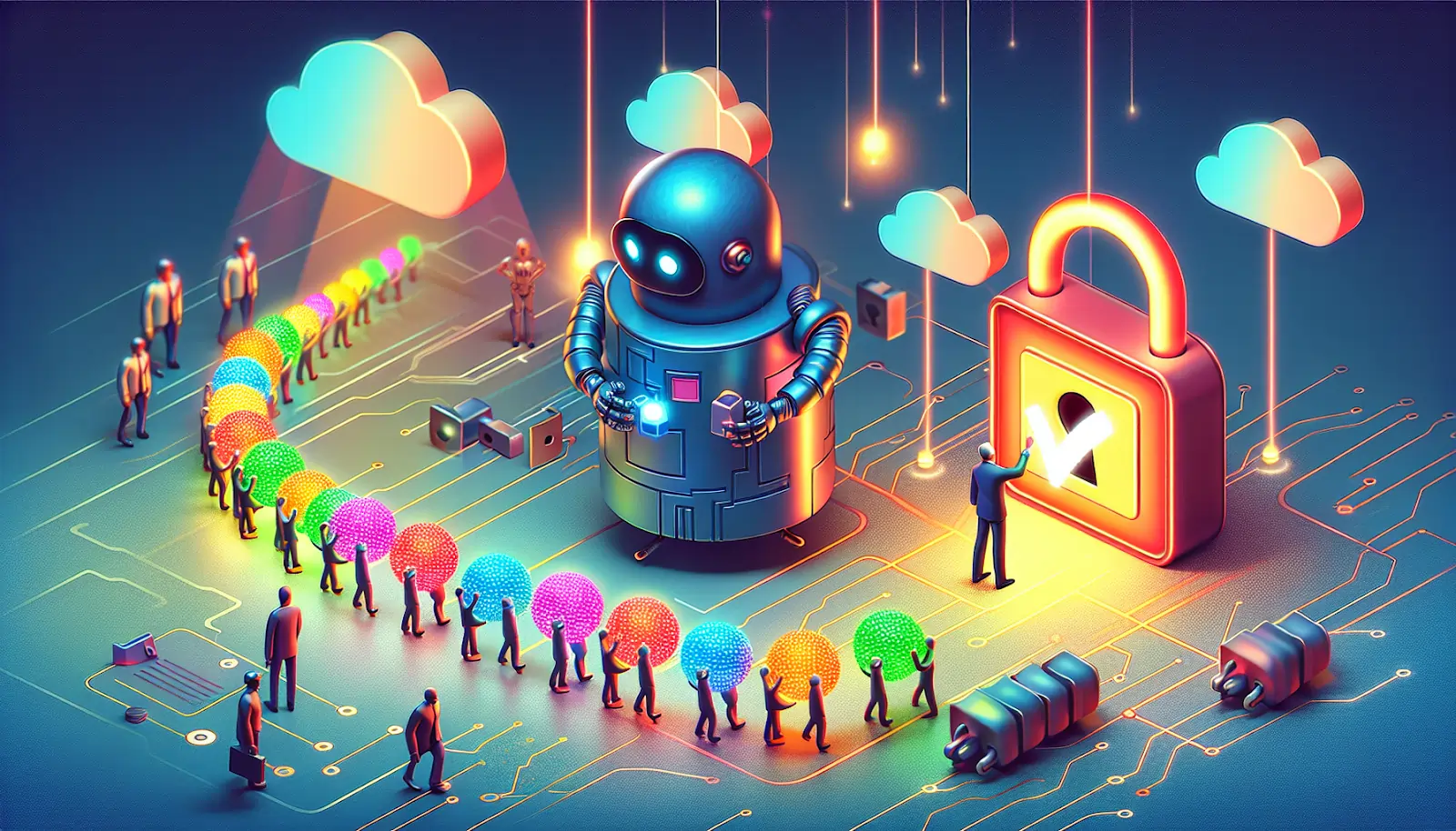 Illustration of app privacy policy