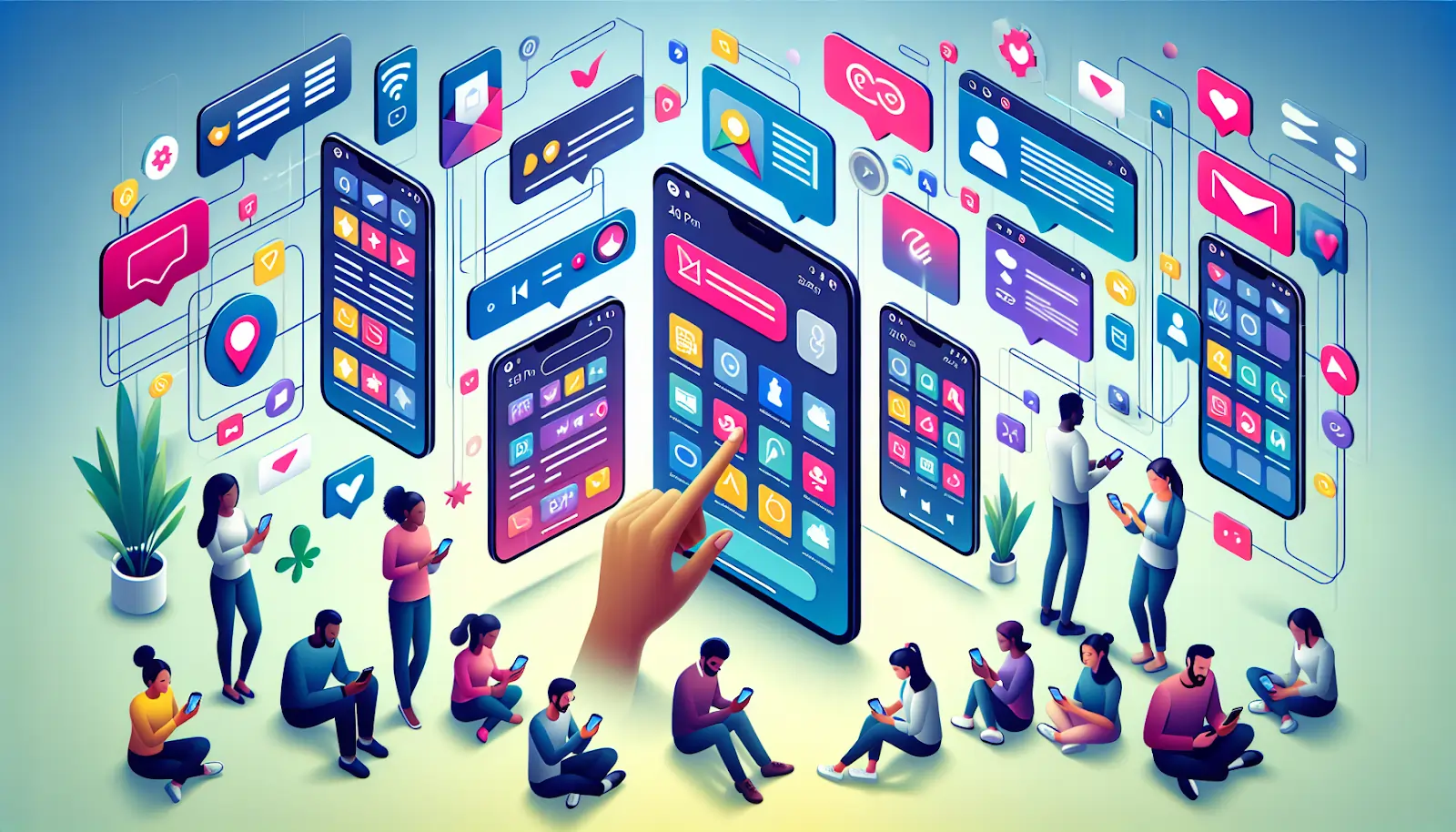Illustration of enhanced user engagement and app-like experience
