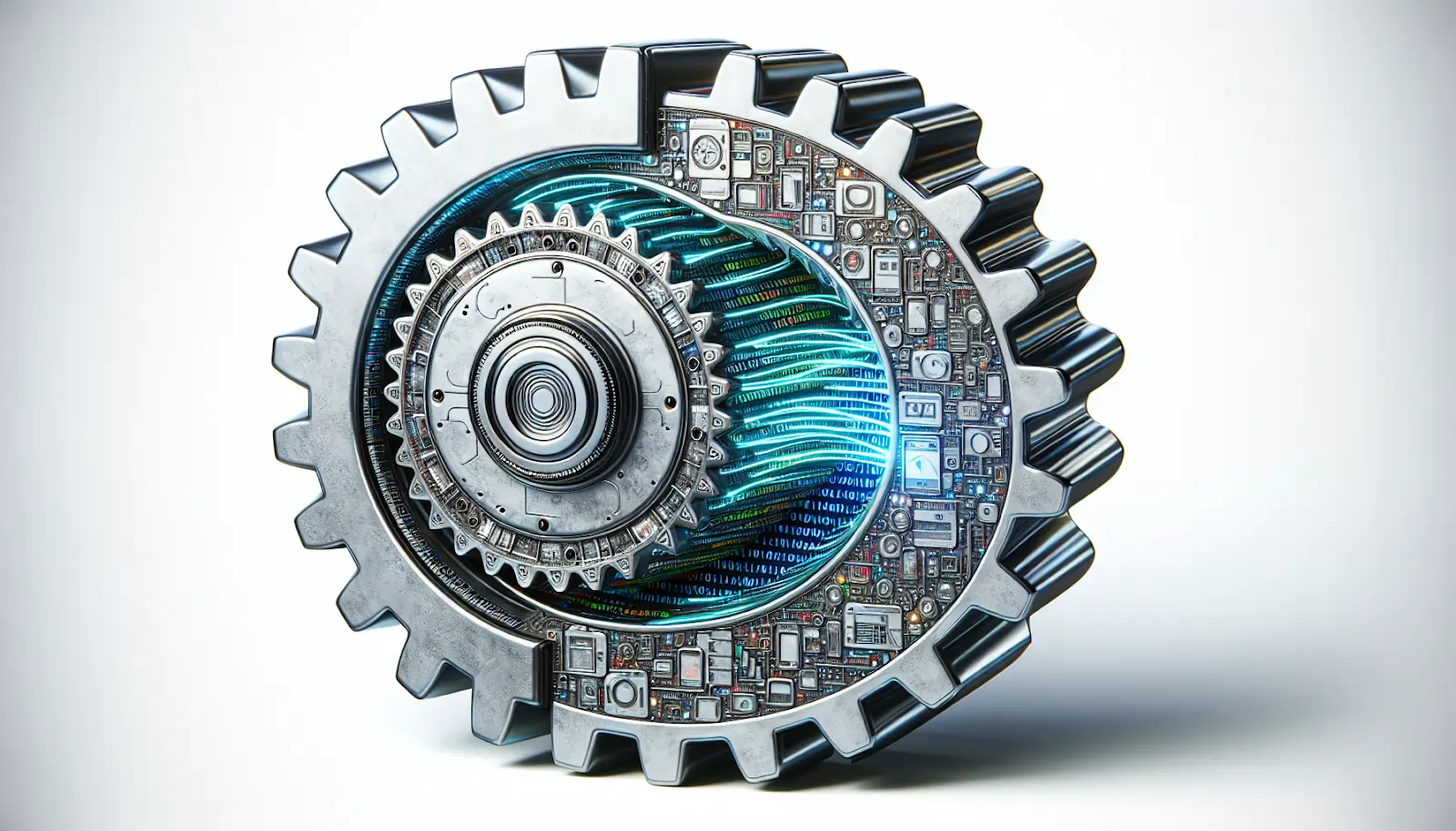 Illustration of a hybrid app combining native and web solutions