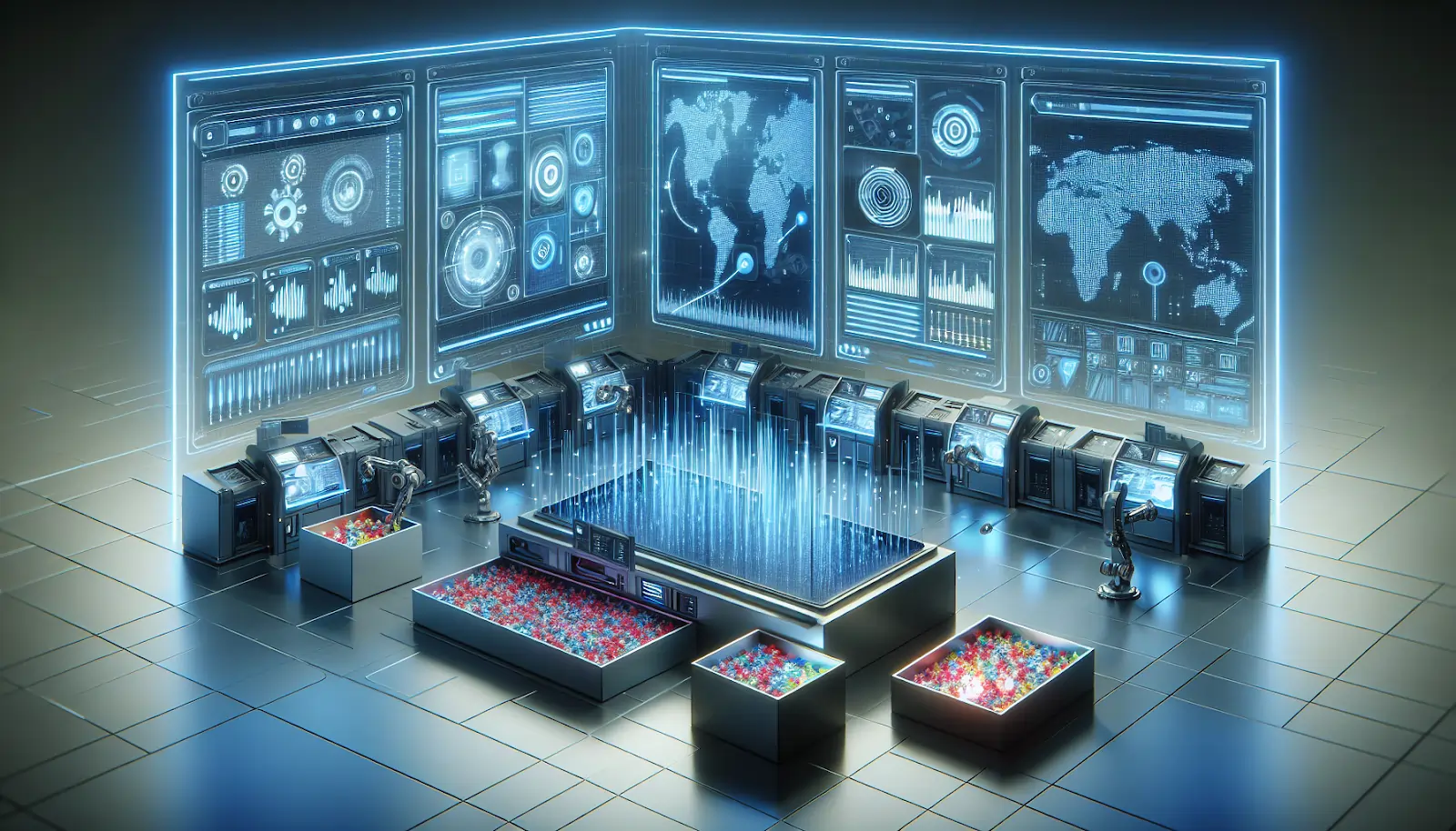 Illustration of ERP software