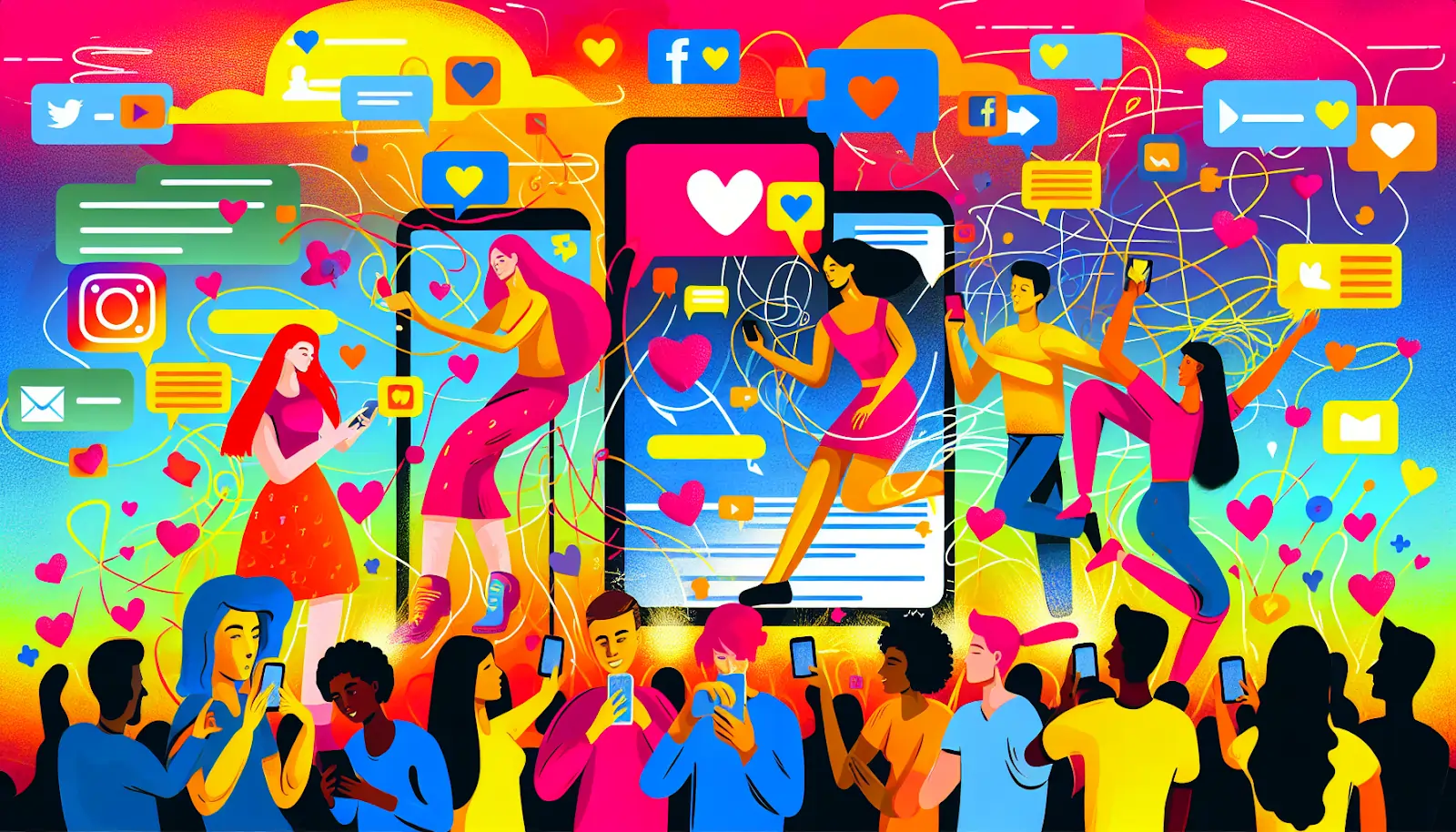 Promotion of app through social media and influencers